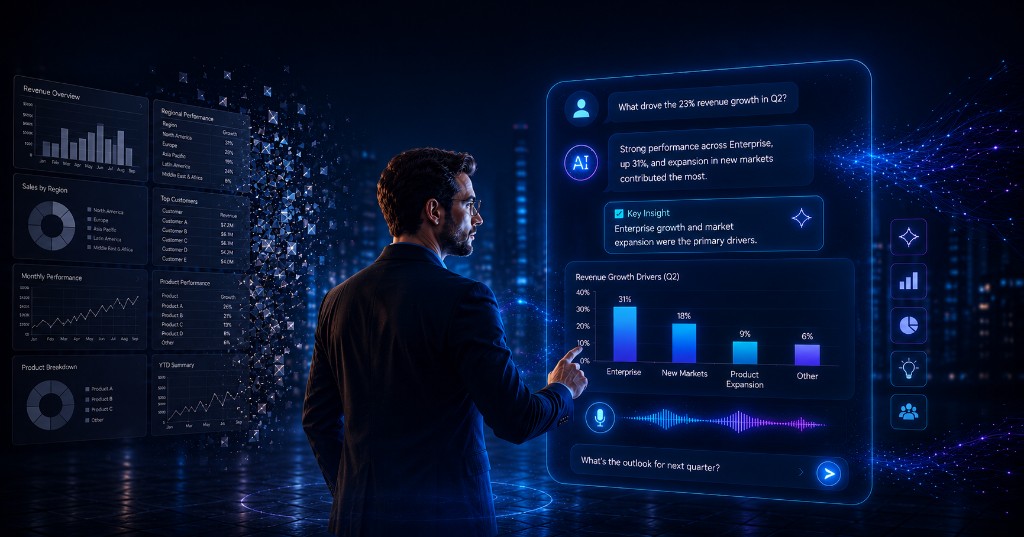 The Future of BI Isn't Dashboards. It's Conversations.