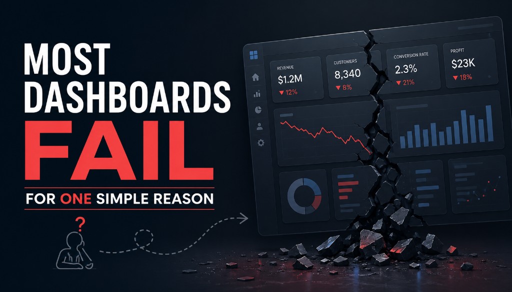 Most Dashboards Fail for One Simple Reason: Nobody Asked a Real Question